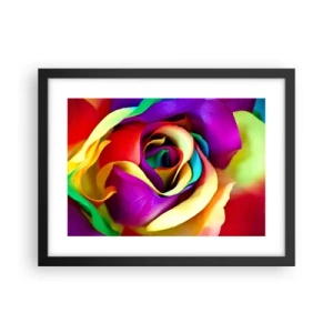 Poster in cornice nera - È impossibile - 40x30 cm