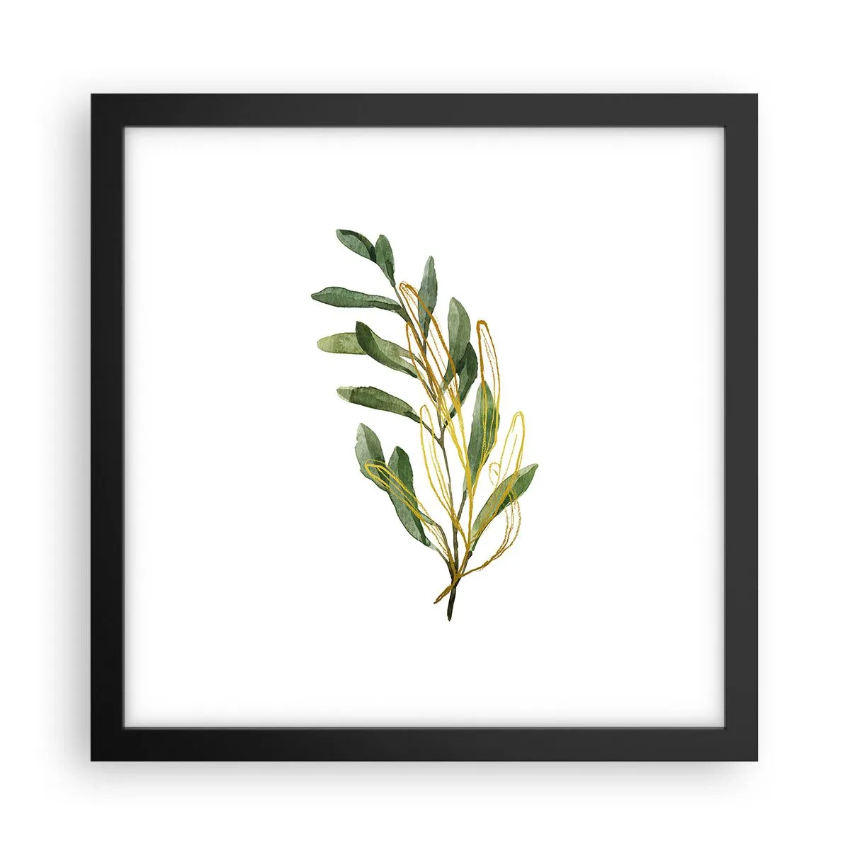 Poster in cornice nera - Tutto ciò che è buono - 30x30 cm