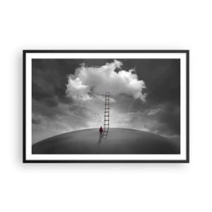 Poster in cornice nera - Tutto è possibile - 91x61 cm