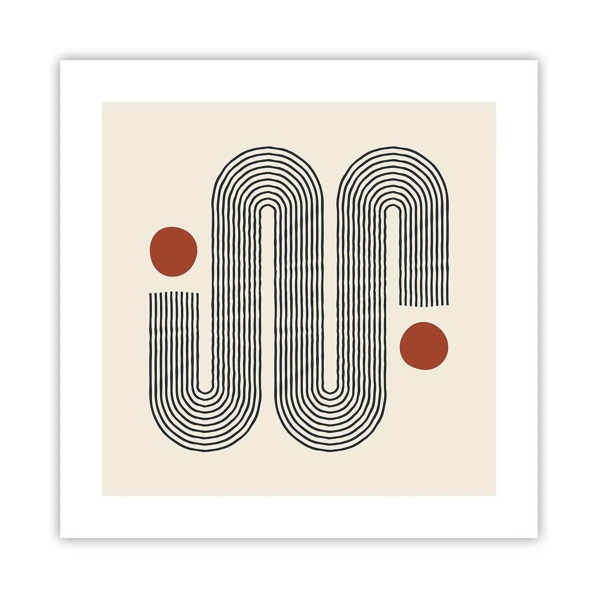 Poster - Dall'inizio alla fine - 40x40 cm