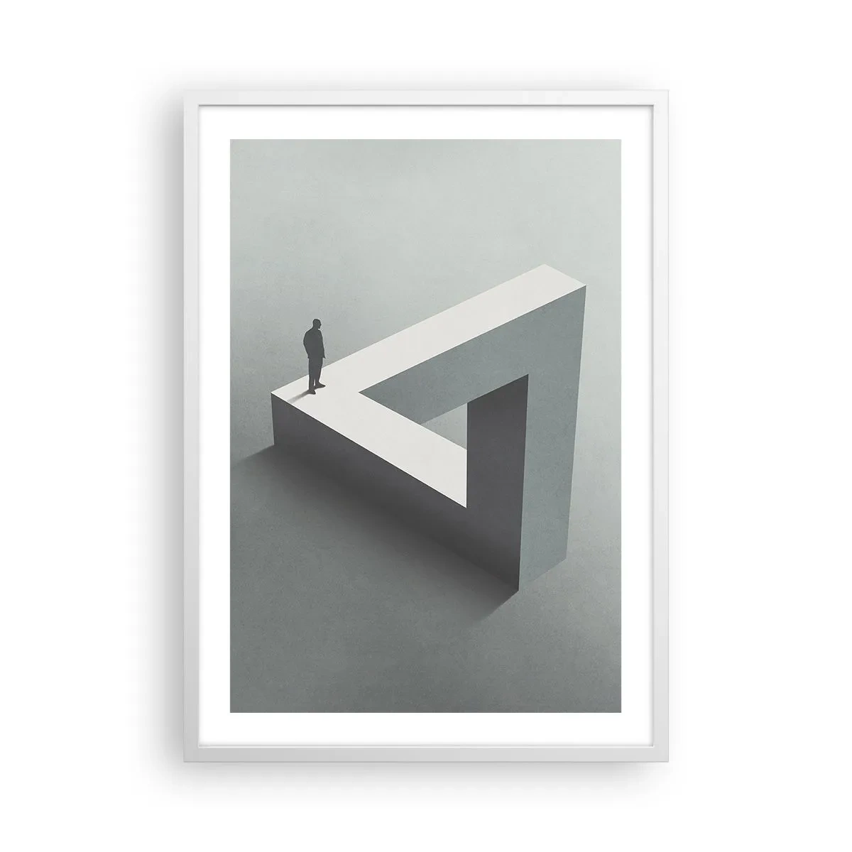 Poster in cornice bianca - Eppure è possibile - 50x70 cm