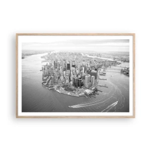 Poster in cornice rovere chiaro - Come non amarla? - 100x70 cm