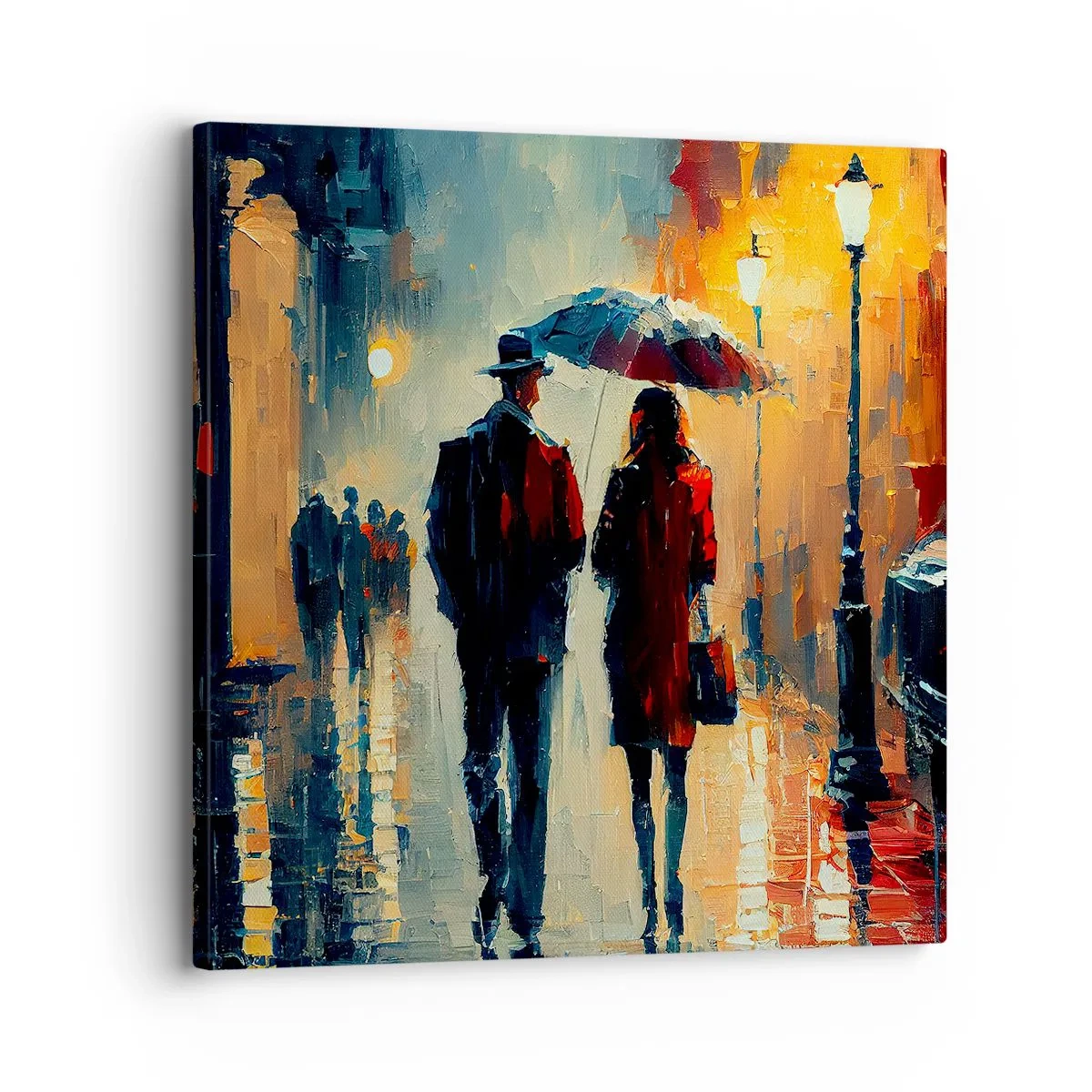 Quadro su tela - Stampe su Tela - Love story cittadina - 30x30 cm