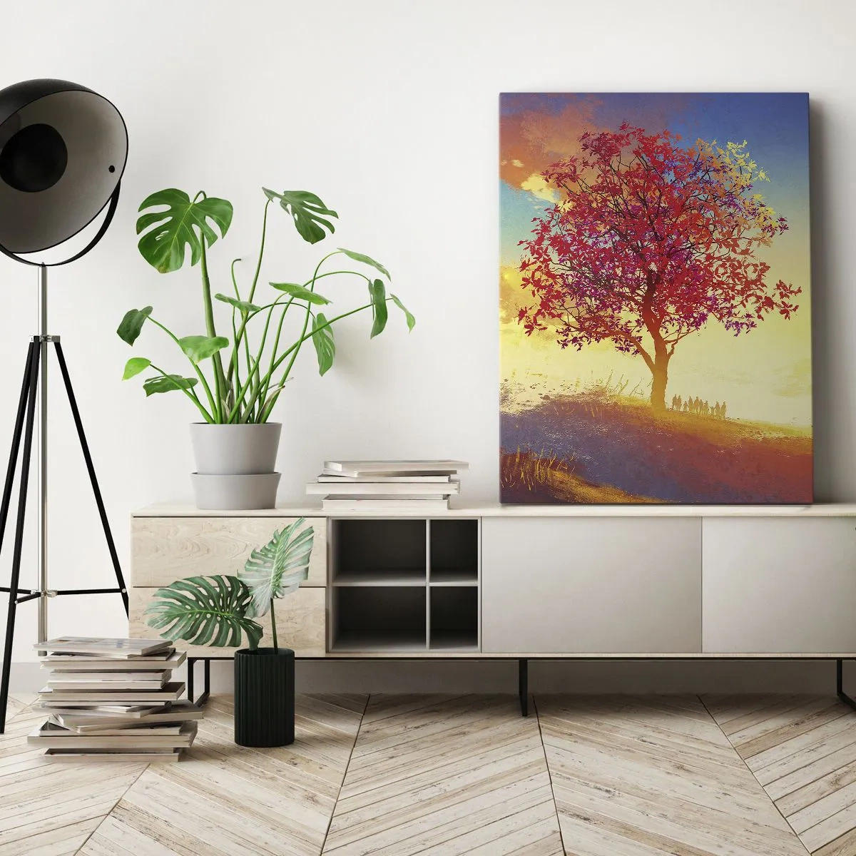 Quadro su tela - Stampe su Tela - Pellegrino alla meta - 65x120 cm