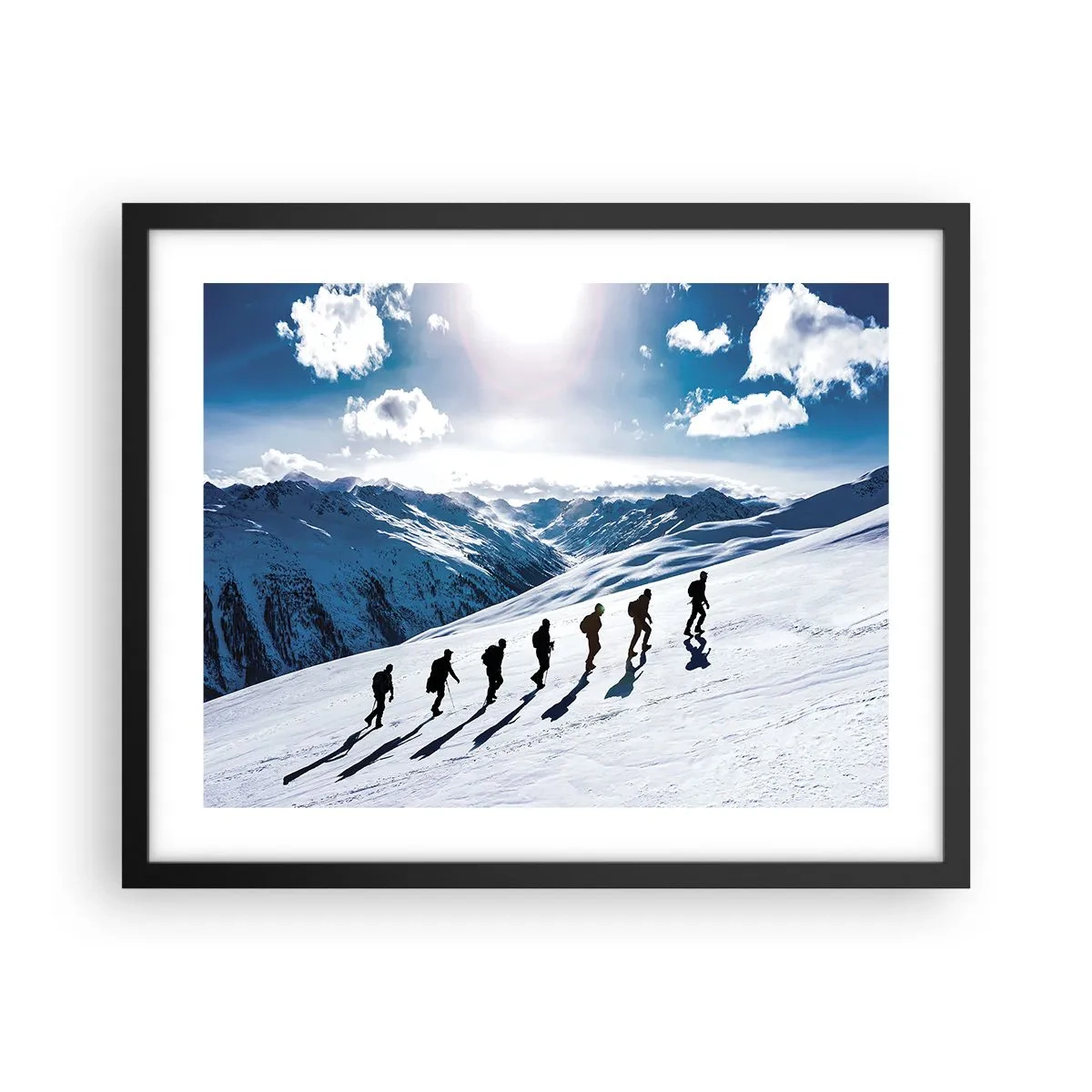 Poster in cornice nera - La squadra dei conquistatori - 50x40 cm