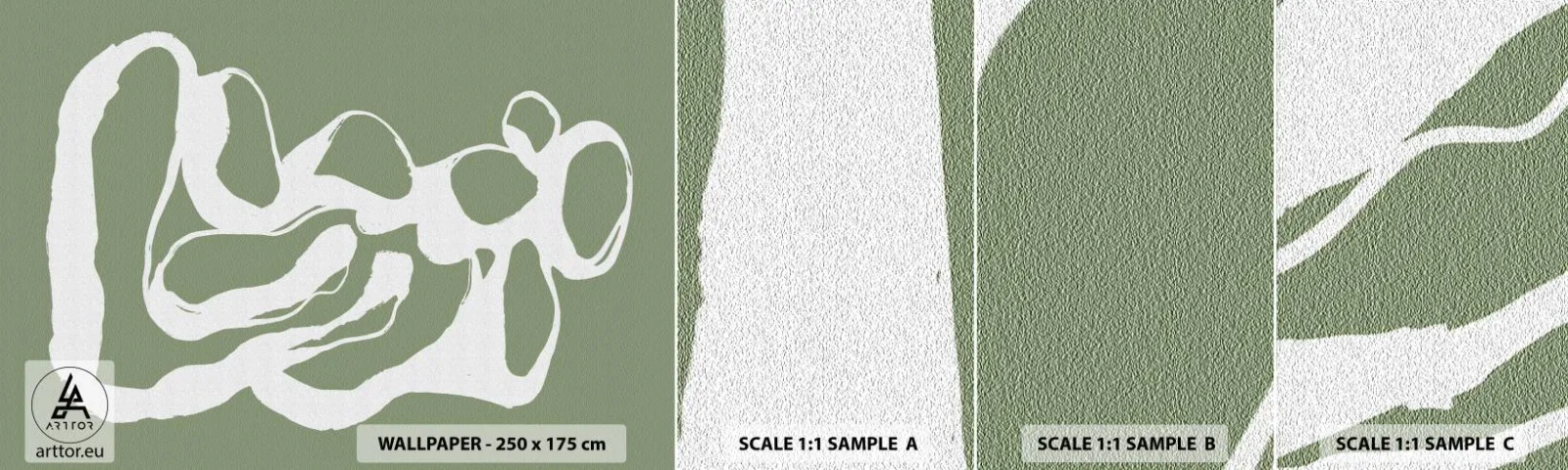 Campione di Fotomurale Adesivo Deluxe Sticker - Il richiamo dello spazio - Minimalismo, Boho, Pezzo - 100x30 cm