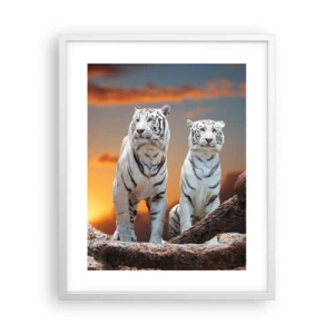 Poster in cornice bianca - Proprio come a Narnia - 40x50 cm