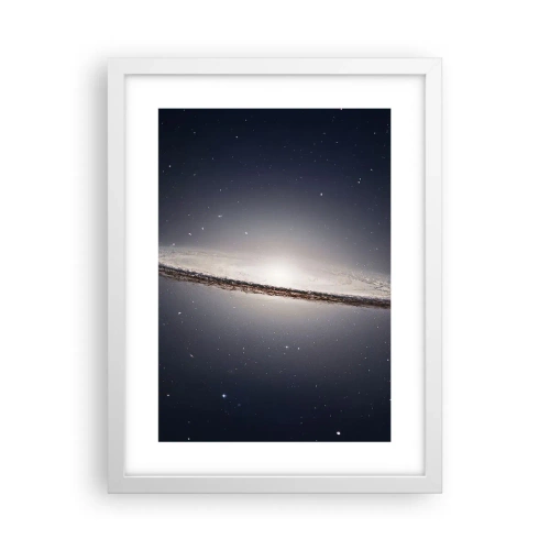 Poster in cornice bianca - Tanto tempo fa in una lontana galassia... - 30x40 cm