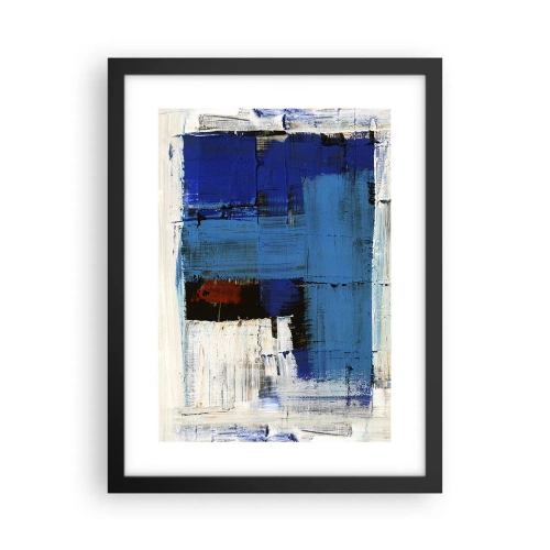 Poster in cornice nera - I segreti del blu - 30x40 cm
