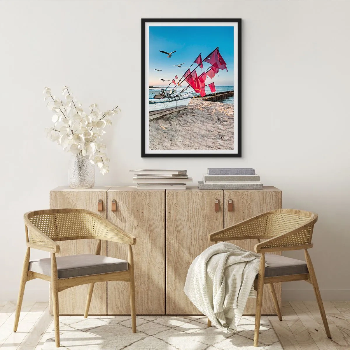 Poster in cornice nera - Meritato riposo - 61x91 cm