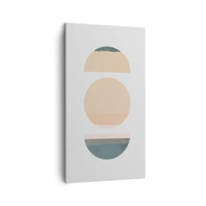 Quadro su tela - Stampe su Tela - Un cerchio dopo l'altro - 45x80 cm