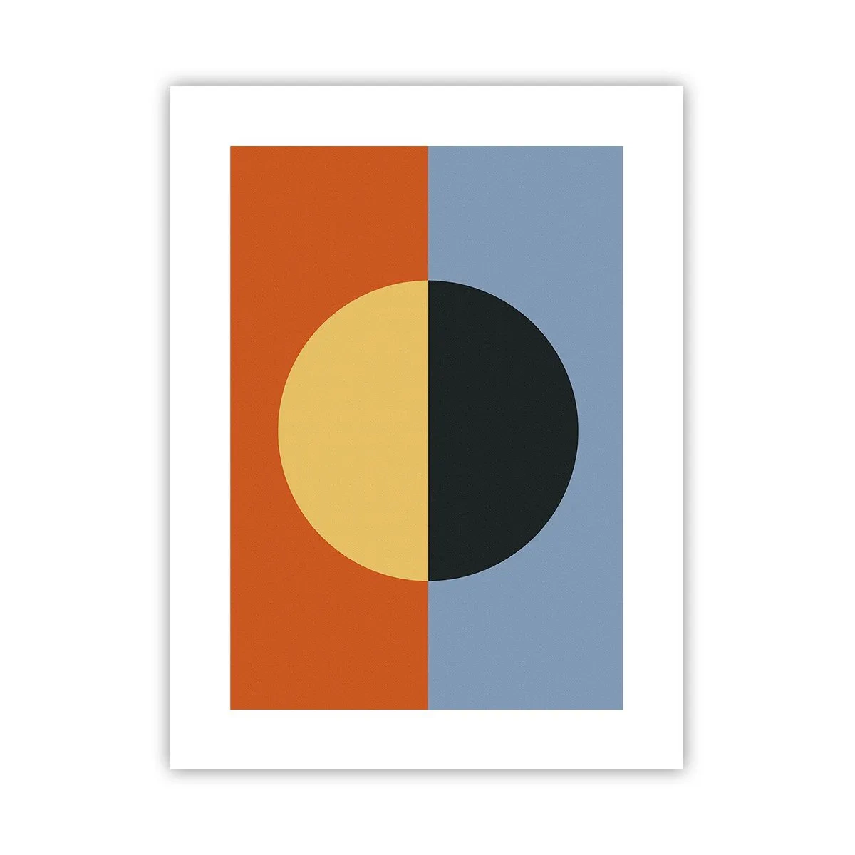 Poster - Composizione di caldo e freddo - 30x40 cm