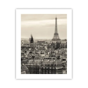 Poster - Sui tetti di Parigi - 40x50 cm