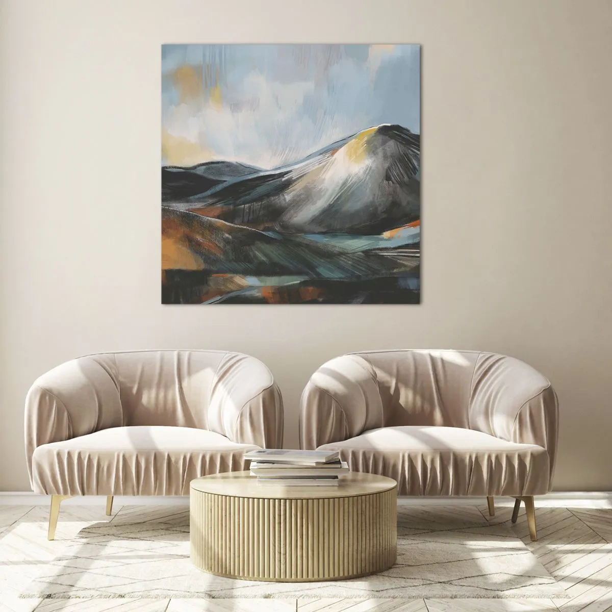 Quadro su vetro - Aspri e belli - 40x40 cm