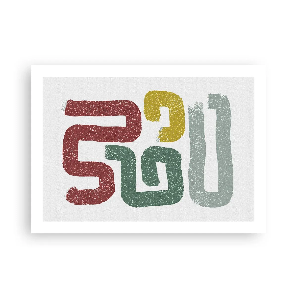 Poster - In una lingua sconosciuta - 70x50 cm
