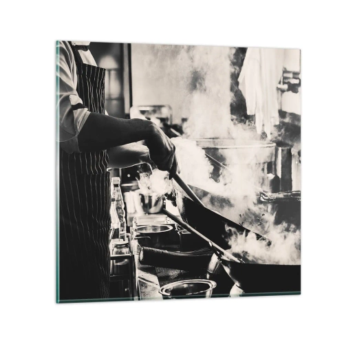 Quadro su vetro - L'alchimia dei sapori - 70x70 cm