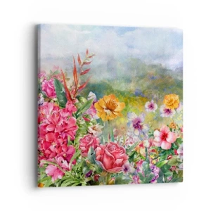 Quadro su tela - Stampe su Tela - Il giardino impazzito - 40x40 cm