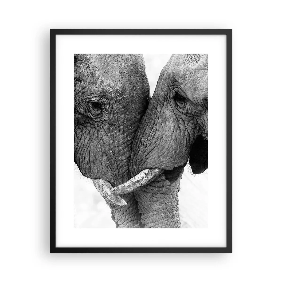 Poster in cornice nera - Dichiarazione sincera - 40x50 cm