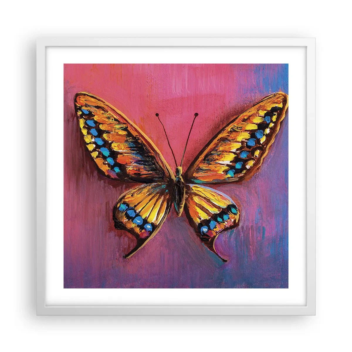 Poster in cornice bianca - Gioielli della natura - 50x50 cm