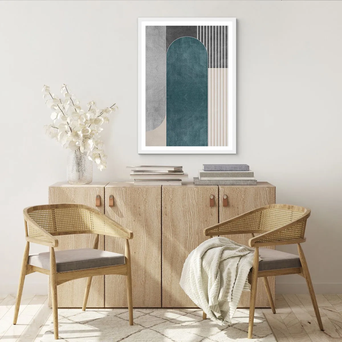 Poster in cornice bianca - Composizione orizzontale  - 30x40 cm