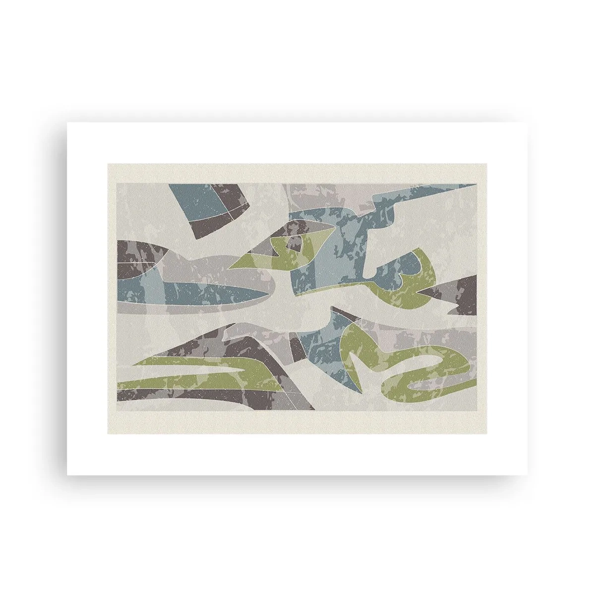 Poster - Composizione oltre il vetro - 40x30 cm