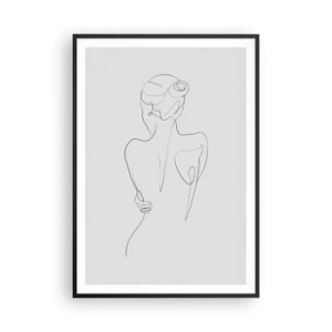 Poster in cornice nera - La musica del corpo - 70x100 cm