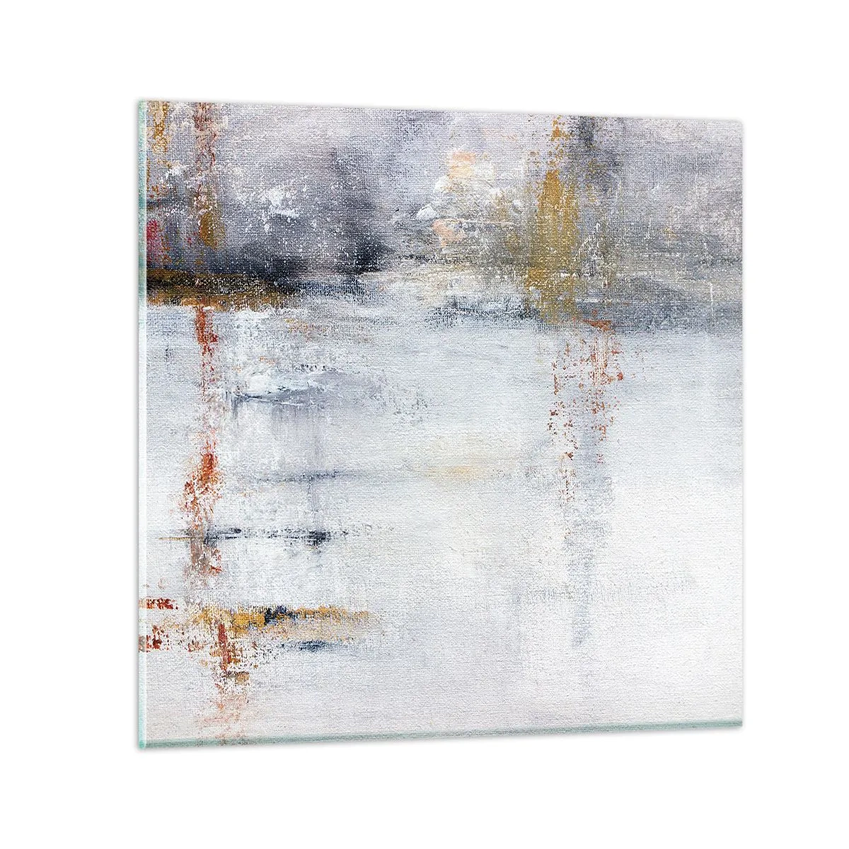 Quadro su vetro - Dietro la cortina d'aria - 40x40 cm