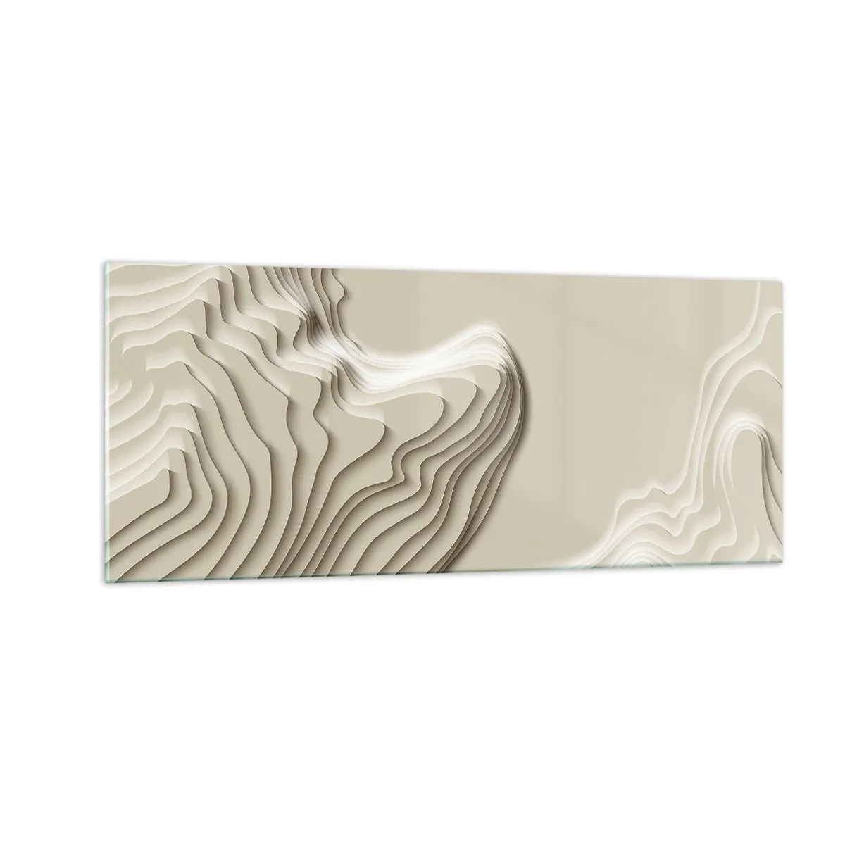 Quadro su vetro - La topografia dell'arte - 100x40 cm