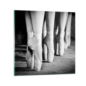 Quadro su vetro - Insieme, con leggerezza - 30x30 cm