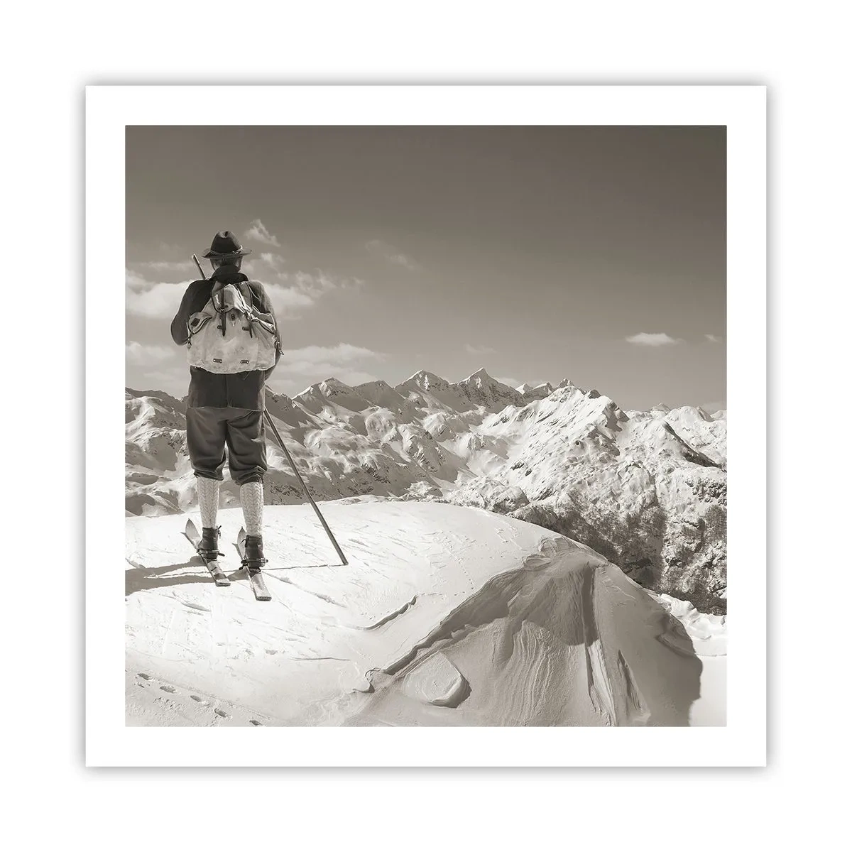 Poster - E i monti sono immutabili - 60x60 cm
