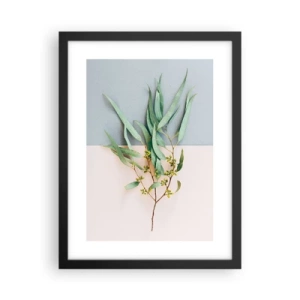 Poster in cornice nera - Delicatezza pastello - 30x40 cm
