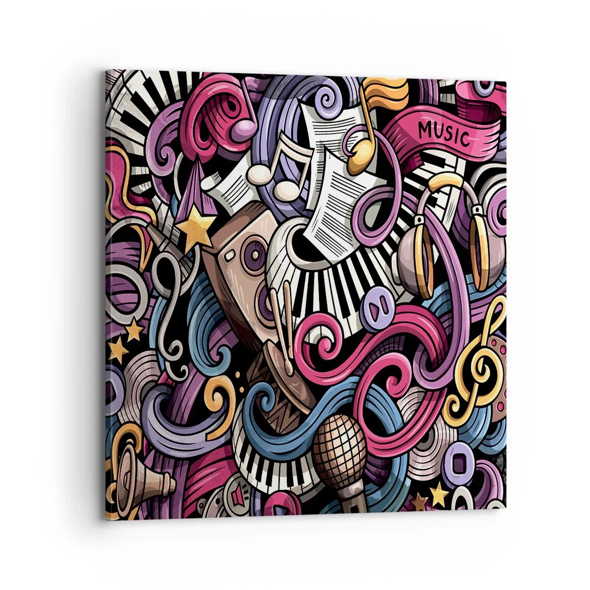 Quadro su tela - Stampe su Tela - Melodia complicata - 70x70 cm