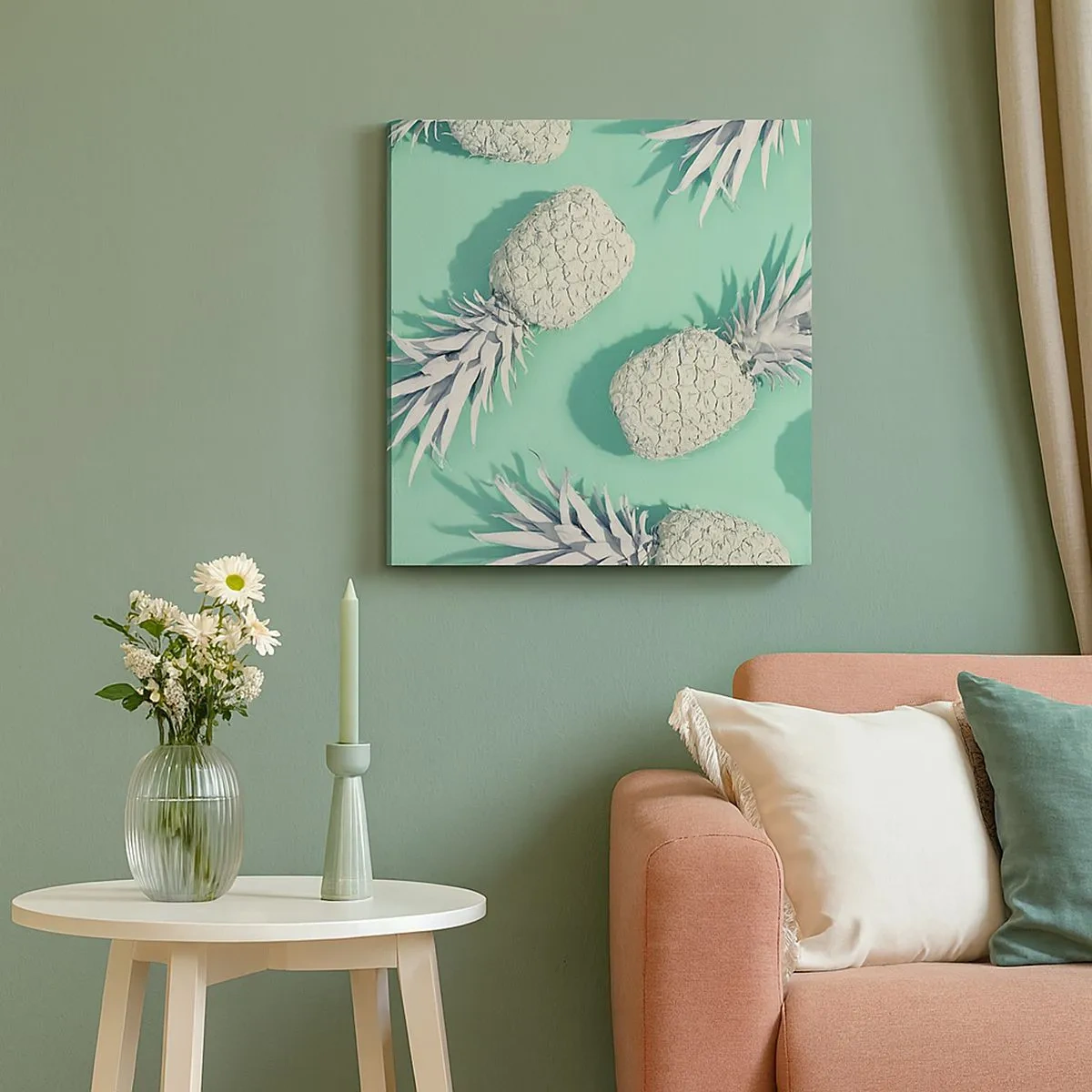 Quadro su tela - Stampe su Tela - Perfettamente adatti alla menta - 30x30 cm