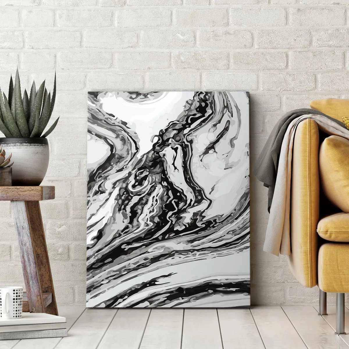 Quadro su tela - Stampe su Tela - All'inizio vi era il caos - 65x120 cm