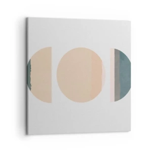 Quadro su tela - Stampe su Tela - Un cerchio dopo l'altro - 60x60 cm