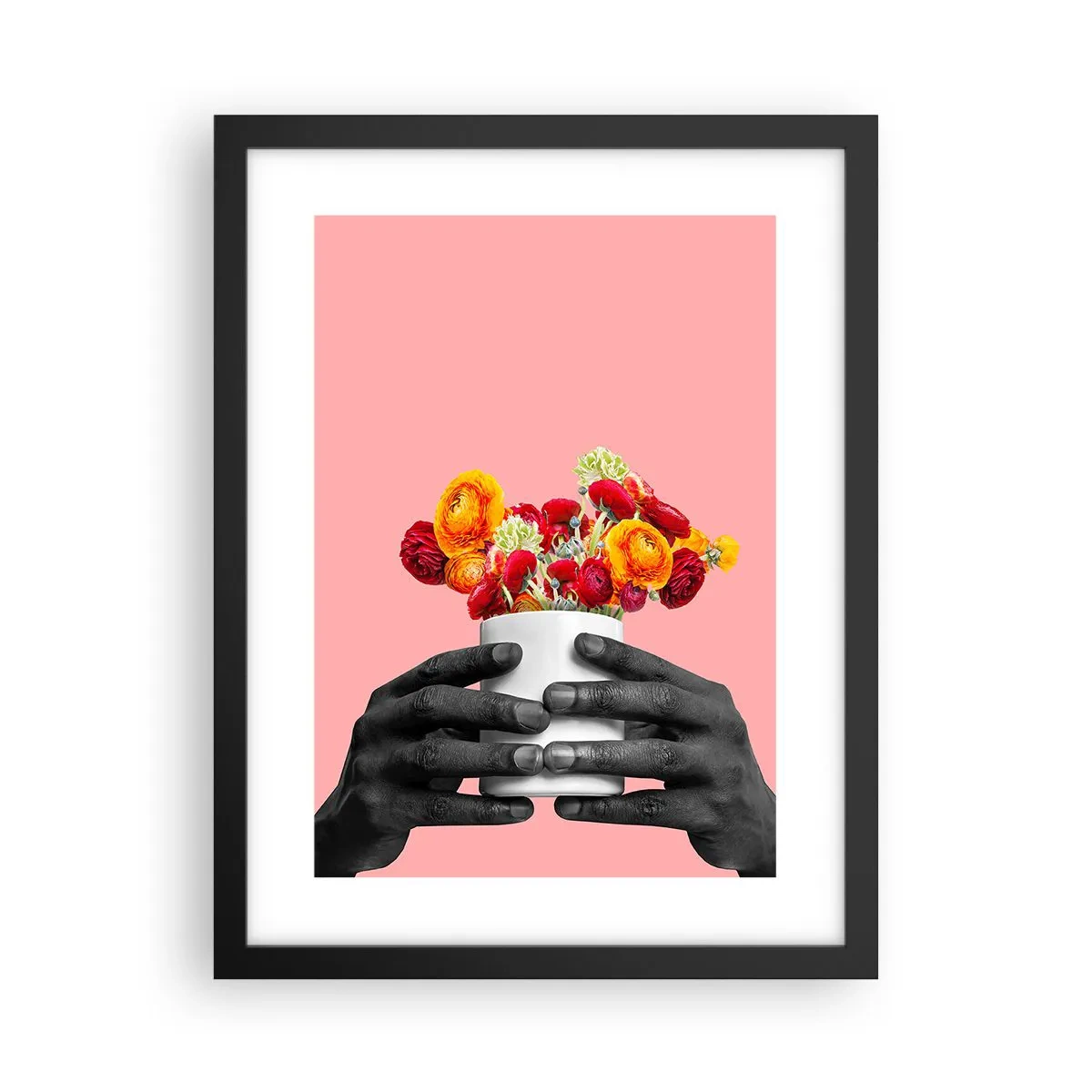 Poster in cornice nera - Apoteosi di vita - 30x40 cm