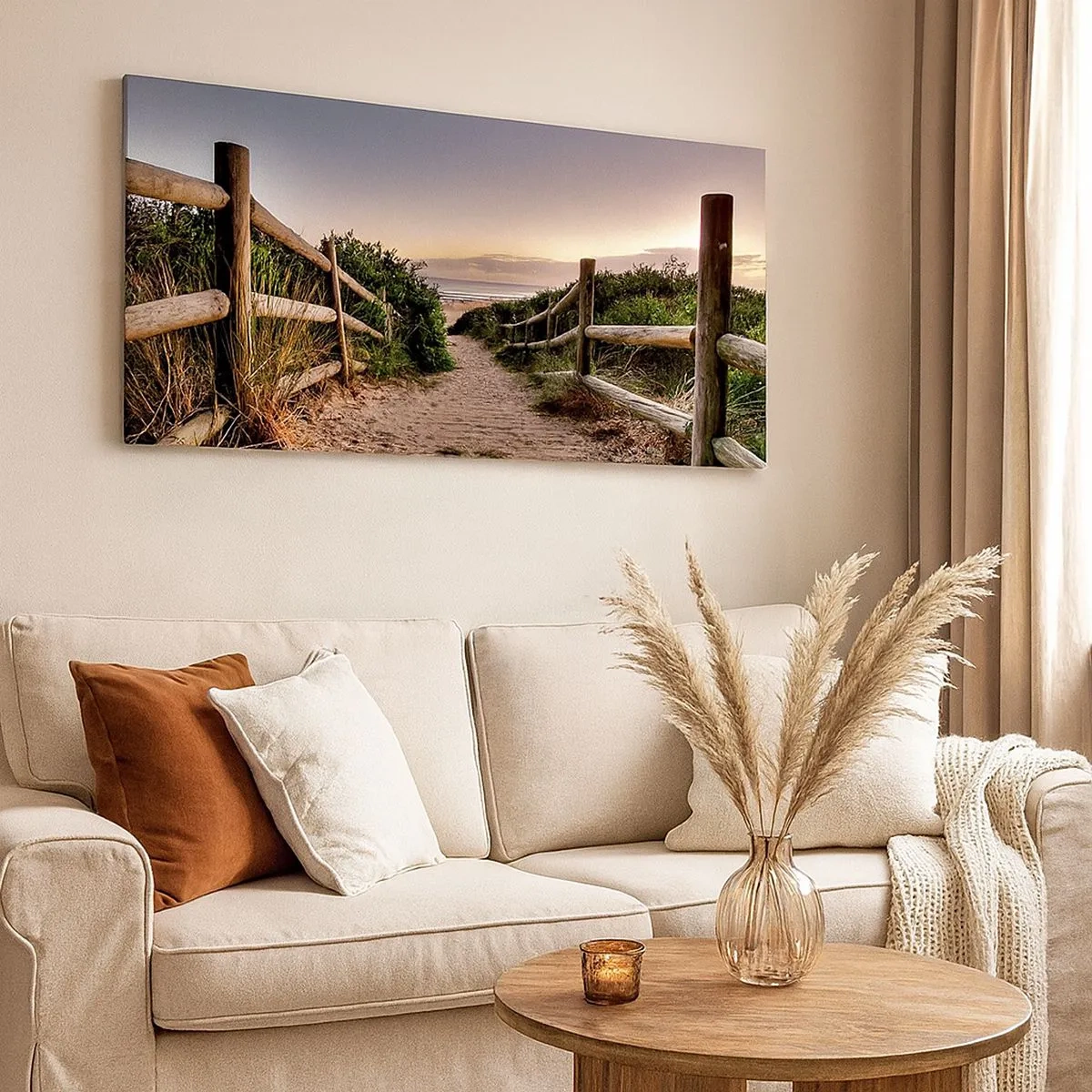 Quadro su tela - Stampe su Tela - Già si vede la meta - 100x40 cm