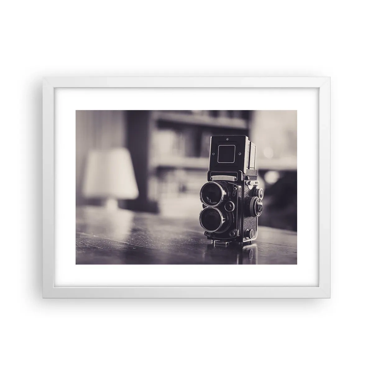 Poster in cornice bianca - La magia delle vecchie fotografie - 40x30 cm
