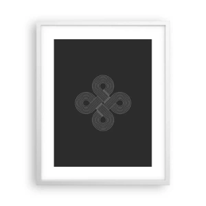 Poster in cornice bianca - Nello spirito celtico - 40x50 cm