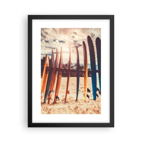 Poster in cornice nera - Buonanotte, a domani - 30x40 cm