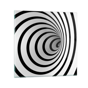 Quadro su vetro - Anche tu non riesci a resistere? - 50x50 cm