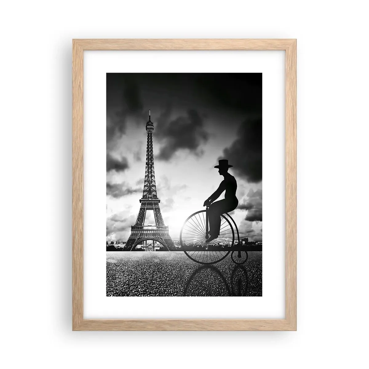 Poster in cornice rovere chiaro - Nostalgia della Belle Epoque - 30x40 cm