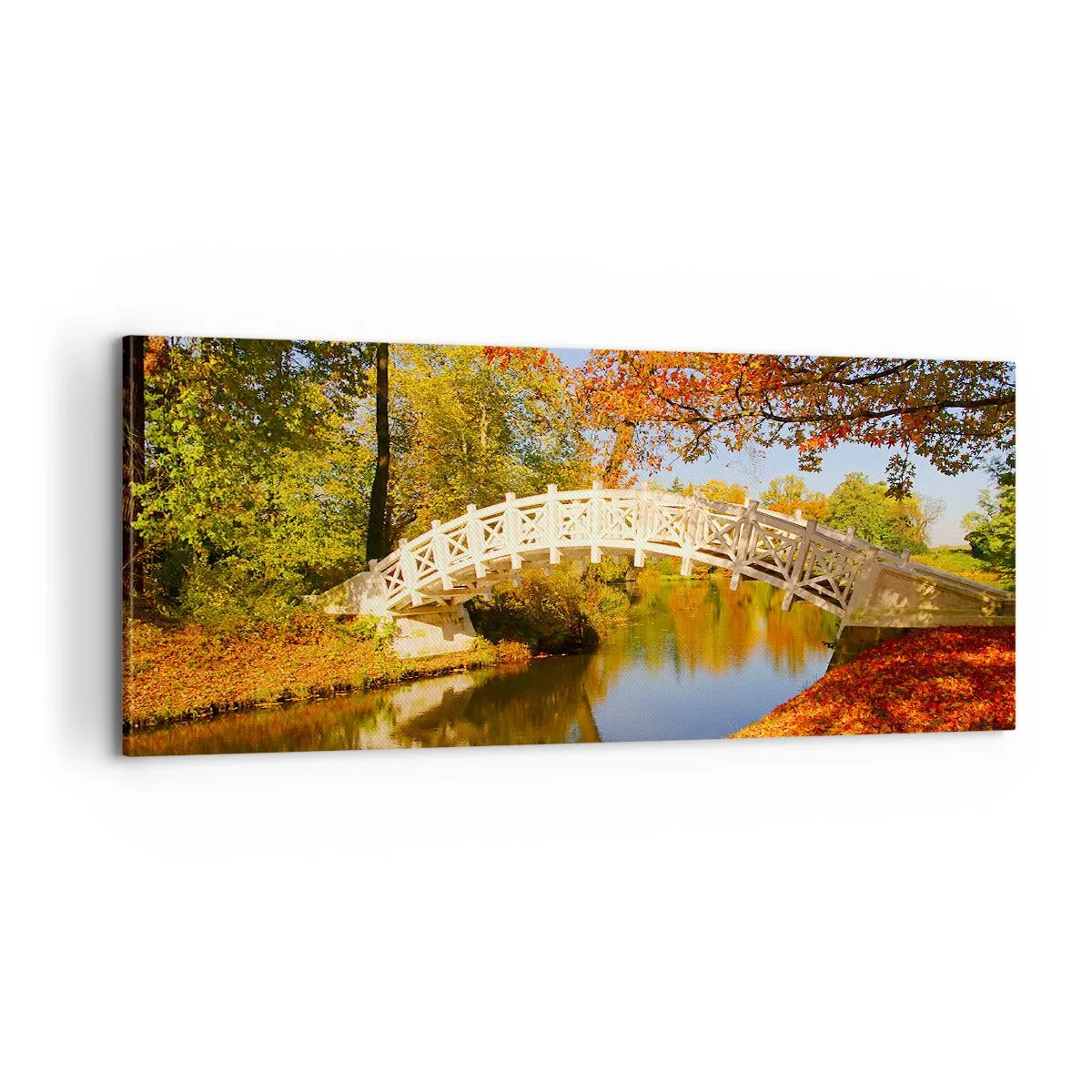 Quadro su tela - Stampe su Tela - Sul bianco ponticello dei sospiri - 100x40 cm