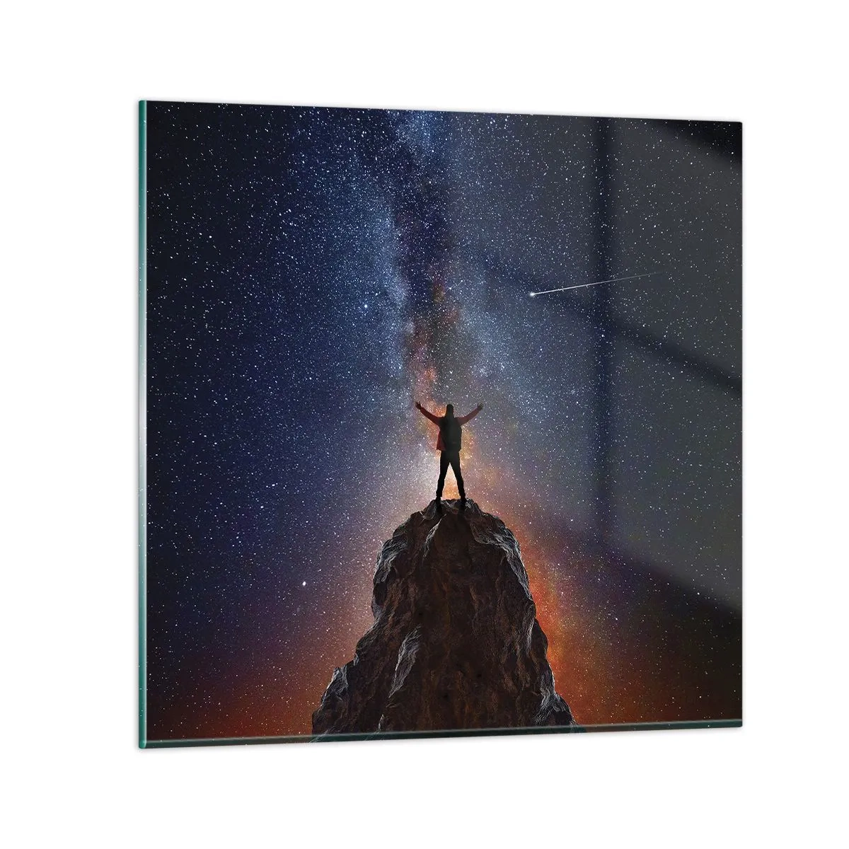 Quadro su vetro - La forza è con me! - 40x40 cm