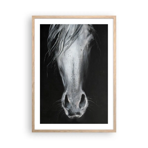 Poster in cornice rovere chiaro - Sguardo seducente - 50x70 cm