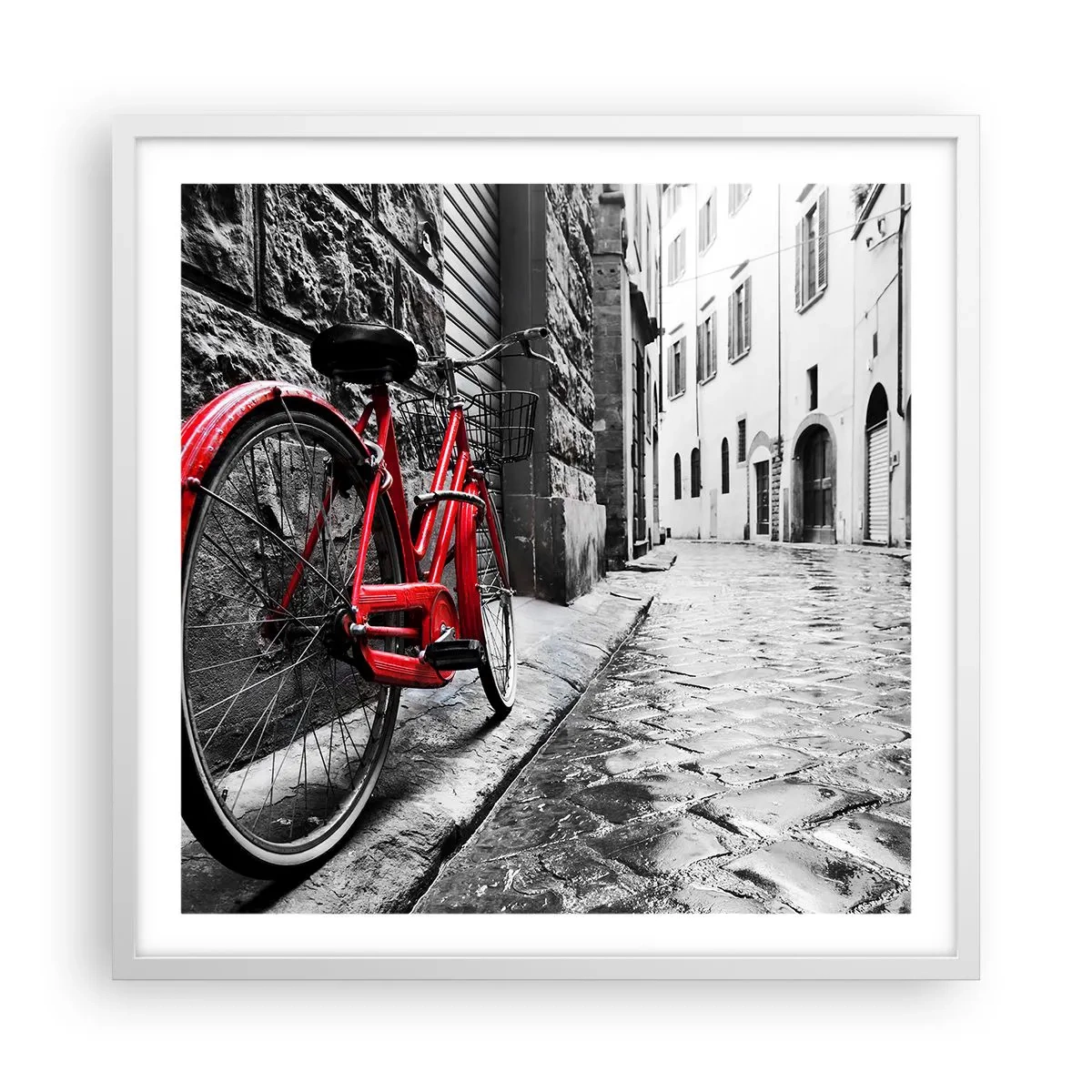 Poster in cornice bianca - La vera bellezza non invecchia - 60x60 cm