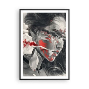 Poster in cornice nera - Nei vapori dell'assurdo - 70x100 cm