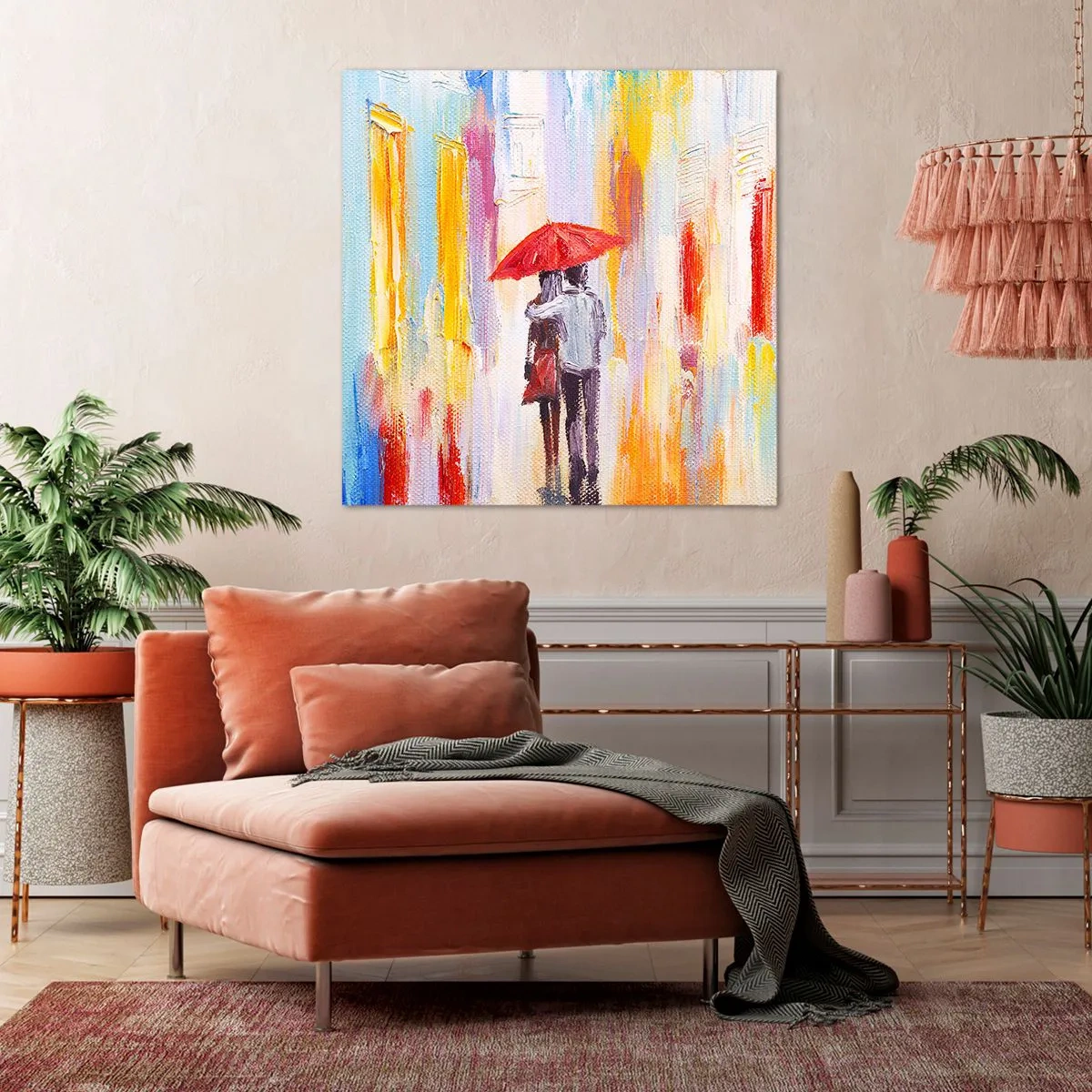 Quadro su tela - Stampe su Tela - Che piova ancora - 40x40 cm