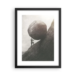 Poster in cornice nera - Credo contro ogni speranza - 30x40 cm