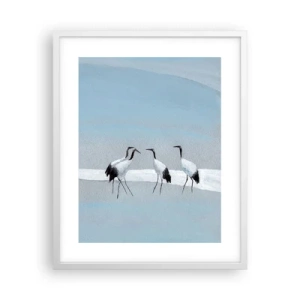 Poster in cornice bianca - Dopo un giorno rovente - 40x50 cm